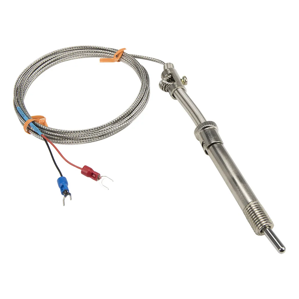 

FTARS01 K type 2m metal braided cable M12 pressure spring 70mm sleeve length thermocouple temperature sensor WRNT WRET