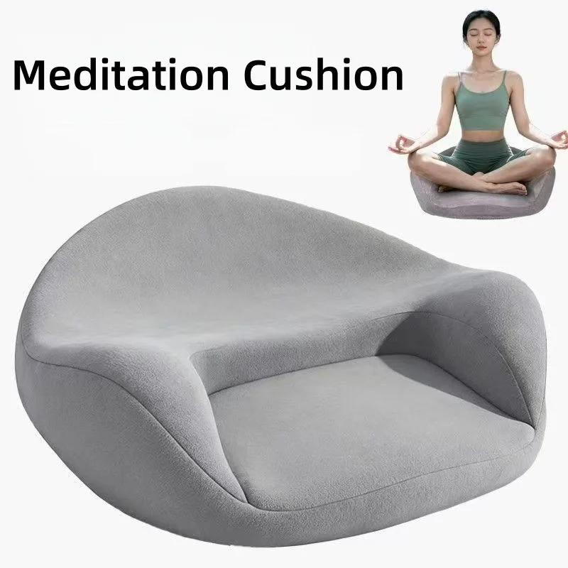 Home Retreat Zen Meditation Cushion Artificial Body Yoga Bay Window Seat for Mindfulness & Relaxation