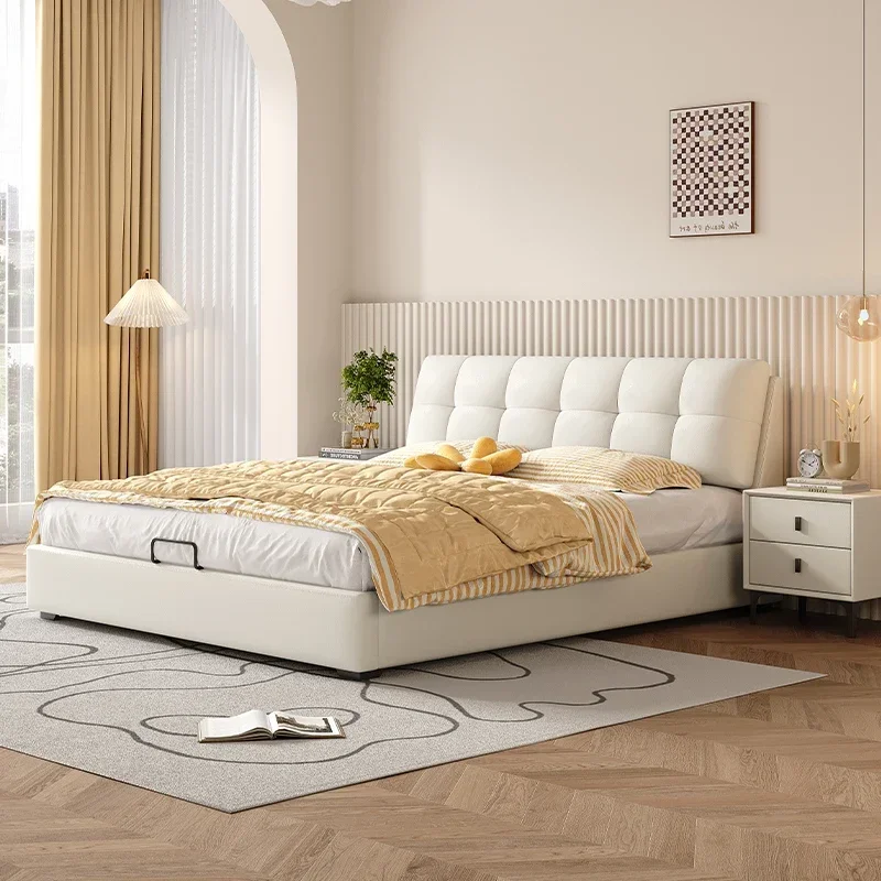 

Princess Sleeping Massage Bed Bedroom Children Luxury Double Modern Bed Single Multifunctional Letto Matrimoniale Home Furniture