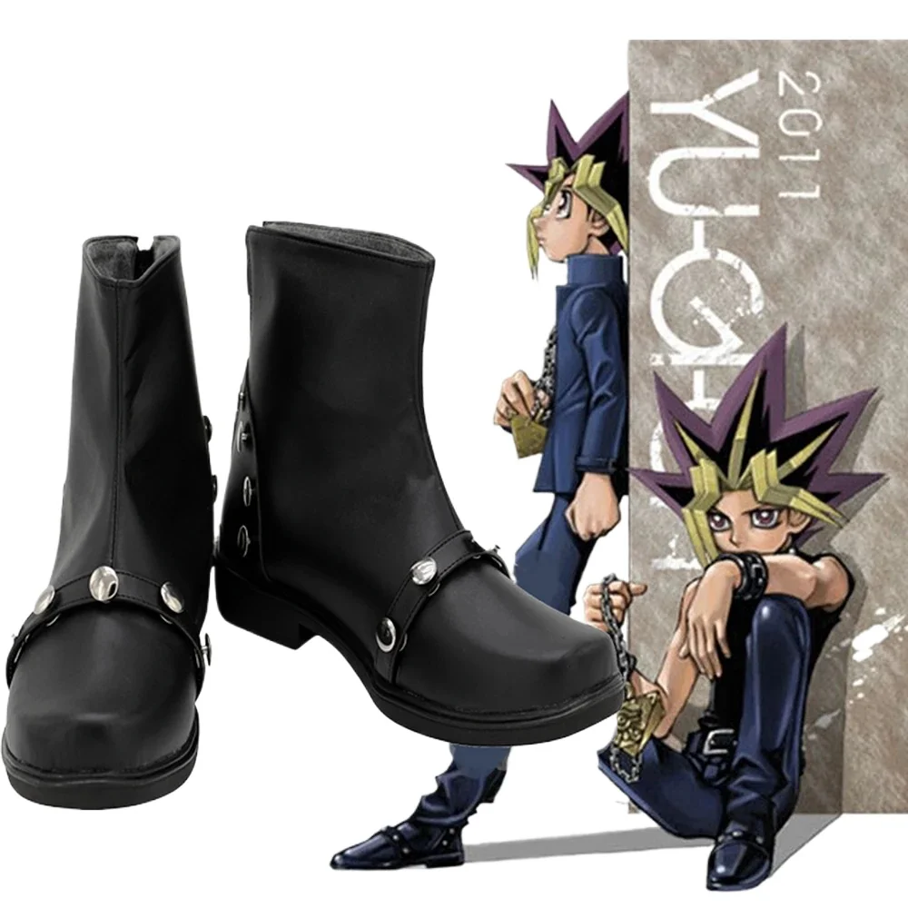 

Cosplay Boots Duel Monsters Yugi Muto Halloween Party Props Made