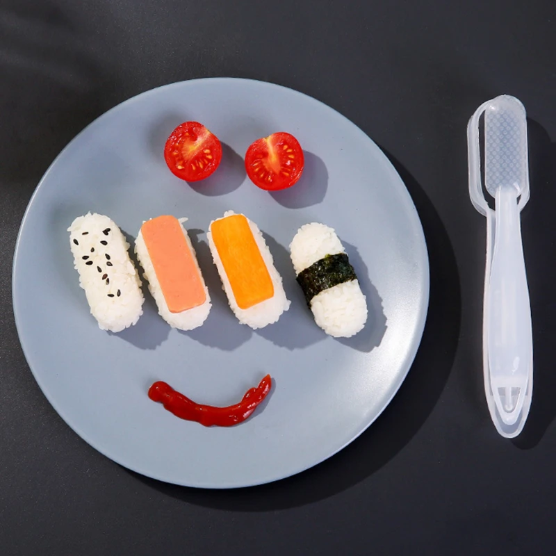 Onigiri Rice Sushi Maker, Oval Sushi Making, Easy Sushi Kit, Breakfast Kitchen Tools, Bento