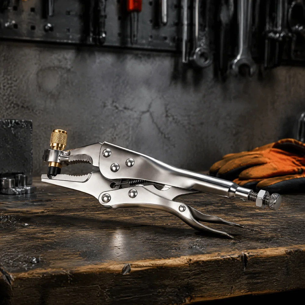 Steel Construction Refrigerant Recovery Plier Vice Grip 1/4