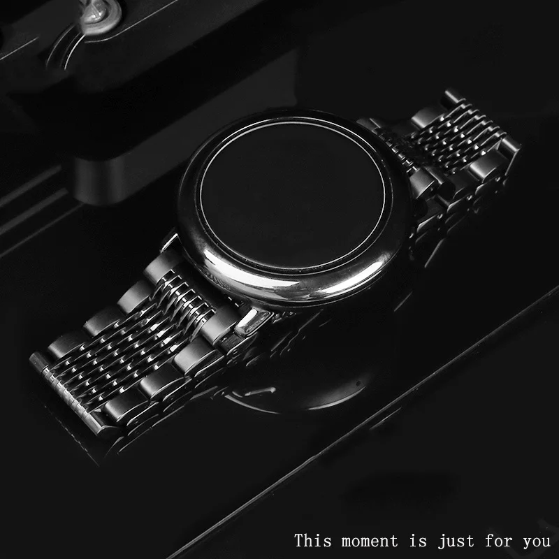 Cinturino in metallo da 22mm per orologio Samsung 3 Huawei Watch GT5 PRO 46mm/Amazfit GTR cinturino da uomo in acciaio inossidabile 20mm Galaxy WATCH 5/4