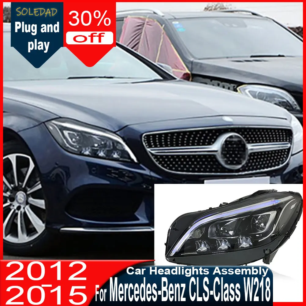

Car headlights for Mercedes-Benz CLS W218 2012-2015 Headlights Assembly Upgrade New Model Led Projector Lens Tool Accessories
