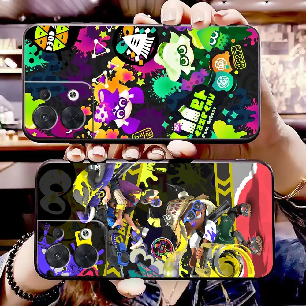 HOT Game S-Splatoon Phone Funda Coque Case For OPPO FIND X5 X3 X6 RENO 10 8 7 7Z 2Z 6 6Z 5 4 Lite Pro Plus Case Shell Capa Cover