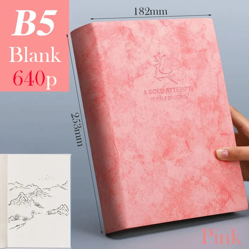 B5 Pink Blank