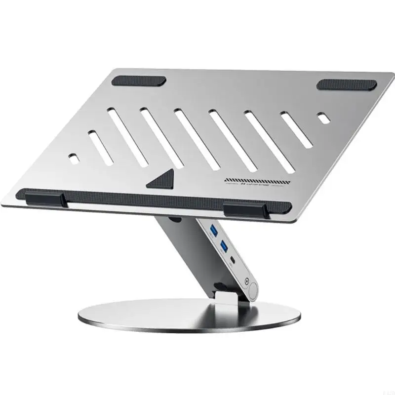 

F42D Strong Aluminum Laptop Base Containing constructed In 6 In 1 USB Type C Link Enabling pointed Display And Quick Power