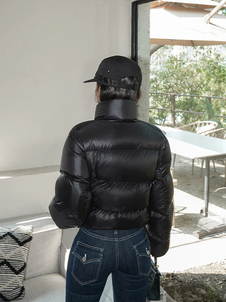 COUTUDI Women's Cozy Jacket Warm Short Outerwear With Pockets, Solid Color Casual Winter Coat,Cozy Clothing, Casual Style Coat