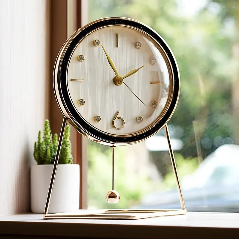 

Creative desk clock fashion, modern art clock ornament