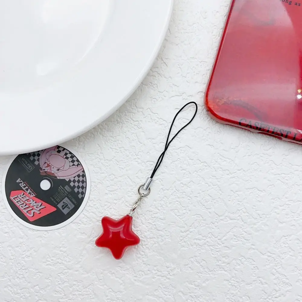 

Trendy Pendant Star Star Phone Strap Keychain Pendant Phone Hanging Rope Stylish Universal Mobile Phone Chain Couple Gift