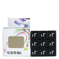 Personalized Braille Magic Cube 3x3x3 Smooth Magic Cube Children's Puzzle Early Learning Science Teaching Toys