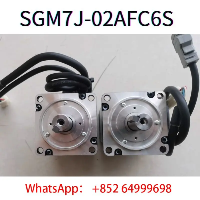 

second-hand Servo motor SGM7J-02AFC6S tested ok