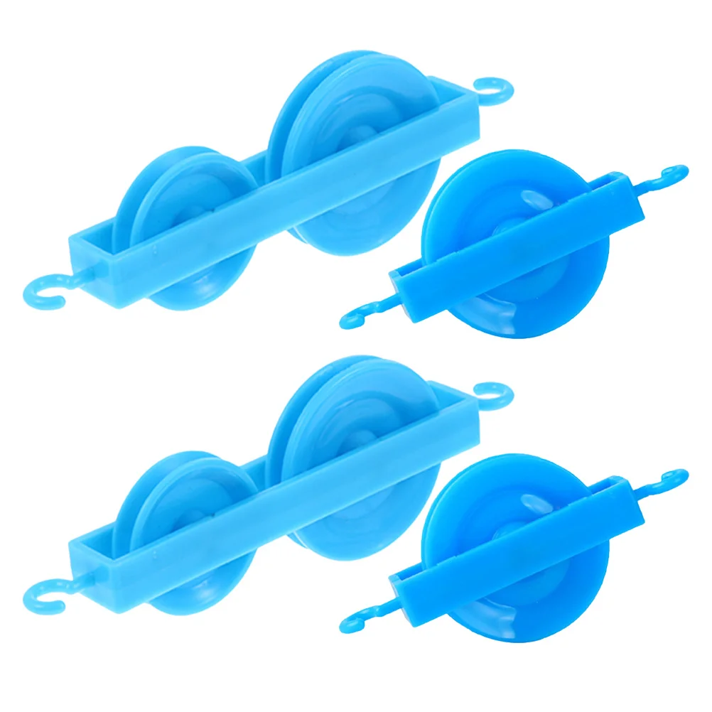 

4 Pcs Pullax Set Experimental Instrument Gym Pulley Cable System Tools for Mechanics Physics Fixed