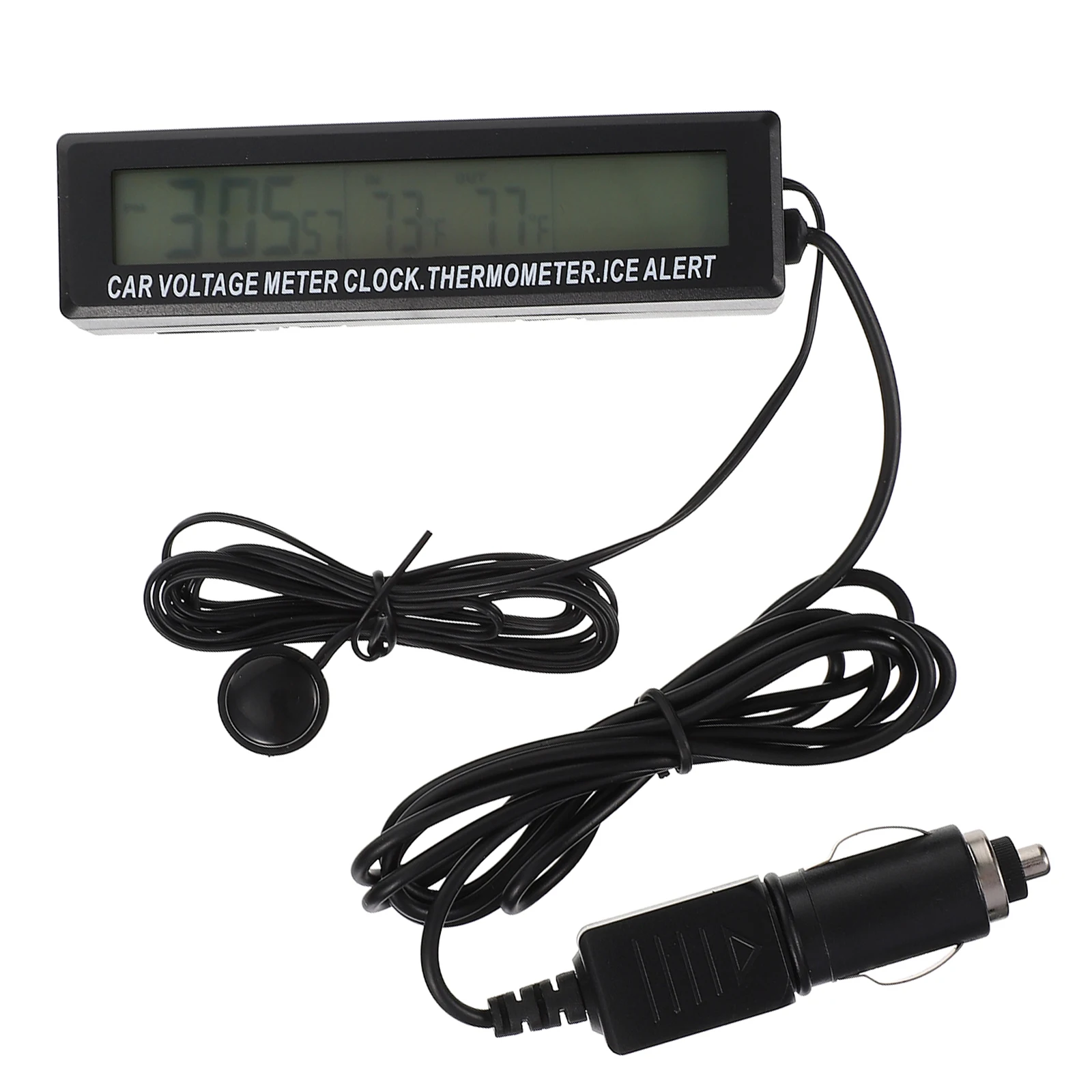 

LED Clock Digital Thermometer Clock Car Dash Automotive Accessories High Brightness LED Display Celsius Fahrenheit 12 24 System