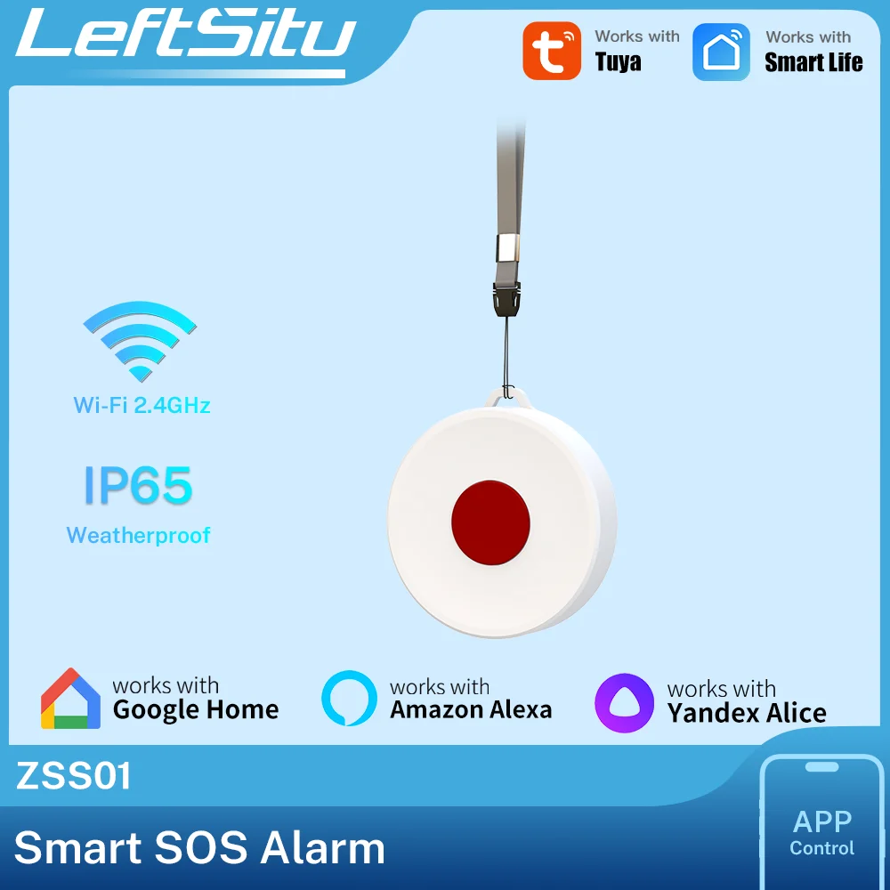 Tuya ZigBee Smart Button IP65 Remote Wireless Scene Switch for Home Appliance Automation DIY Control