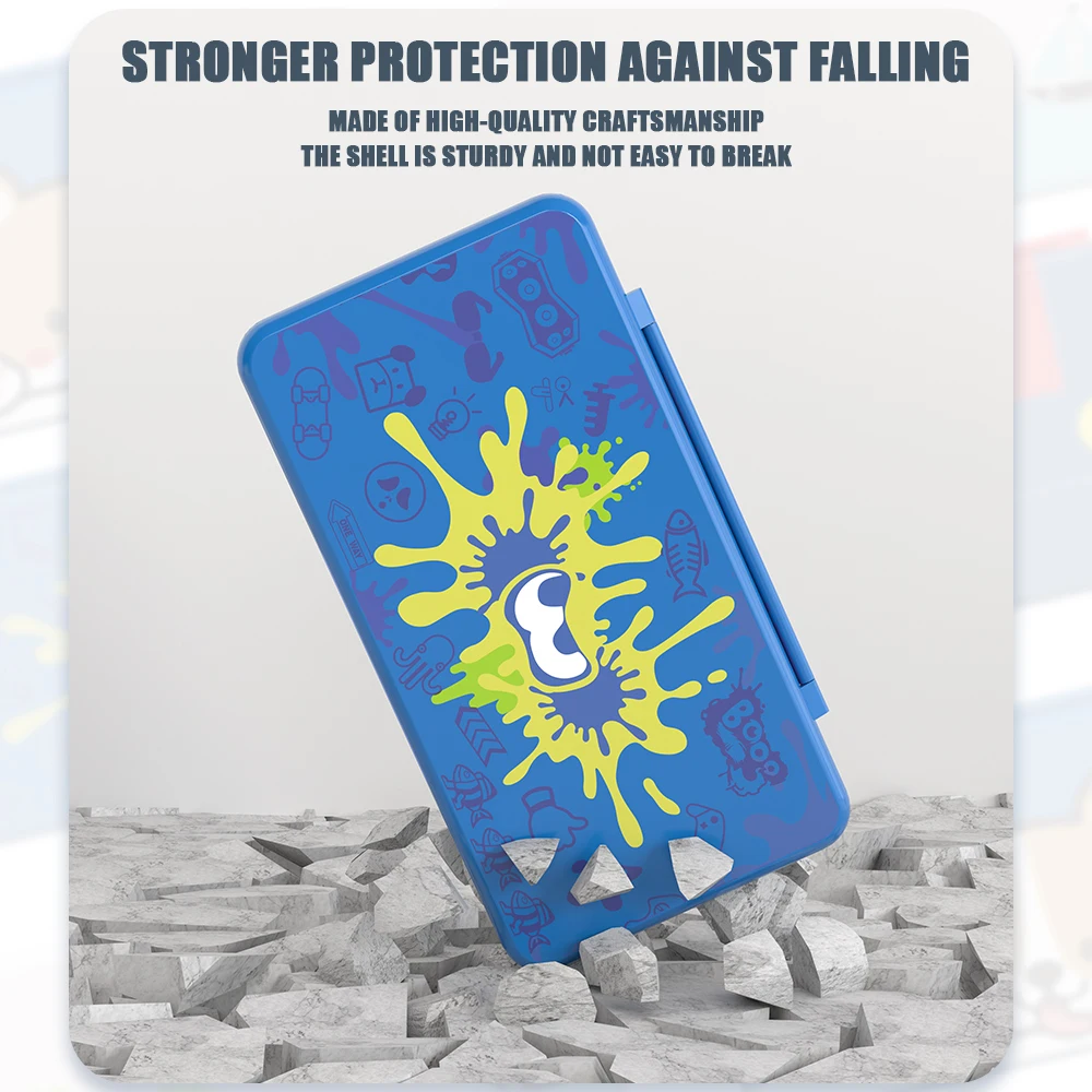 Custodia protettiva antiurto per cartucce custodia portatile e sottile custodia rigida per il trasporto con 24 slot per Nintendo Switch