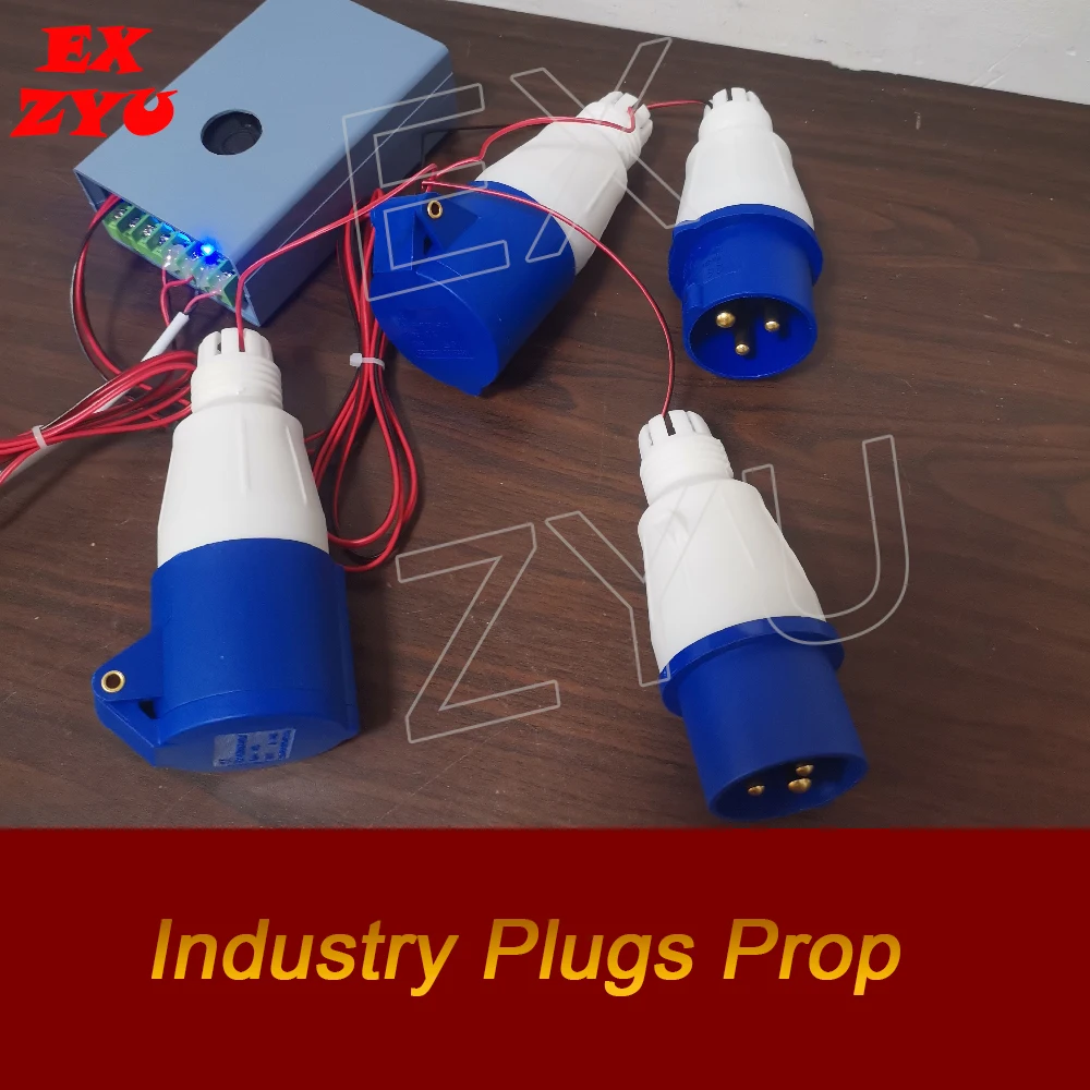 Industry Plugs Prop Find the Correct Connectors for Plugs and Insert Them to Correct Positions to Unlock Chamber Room EX ZYU