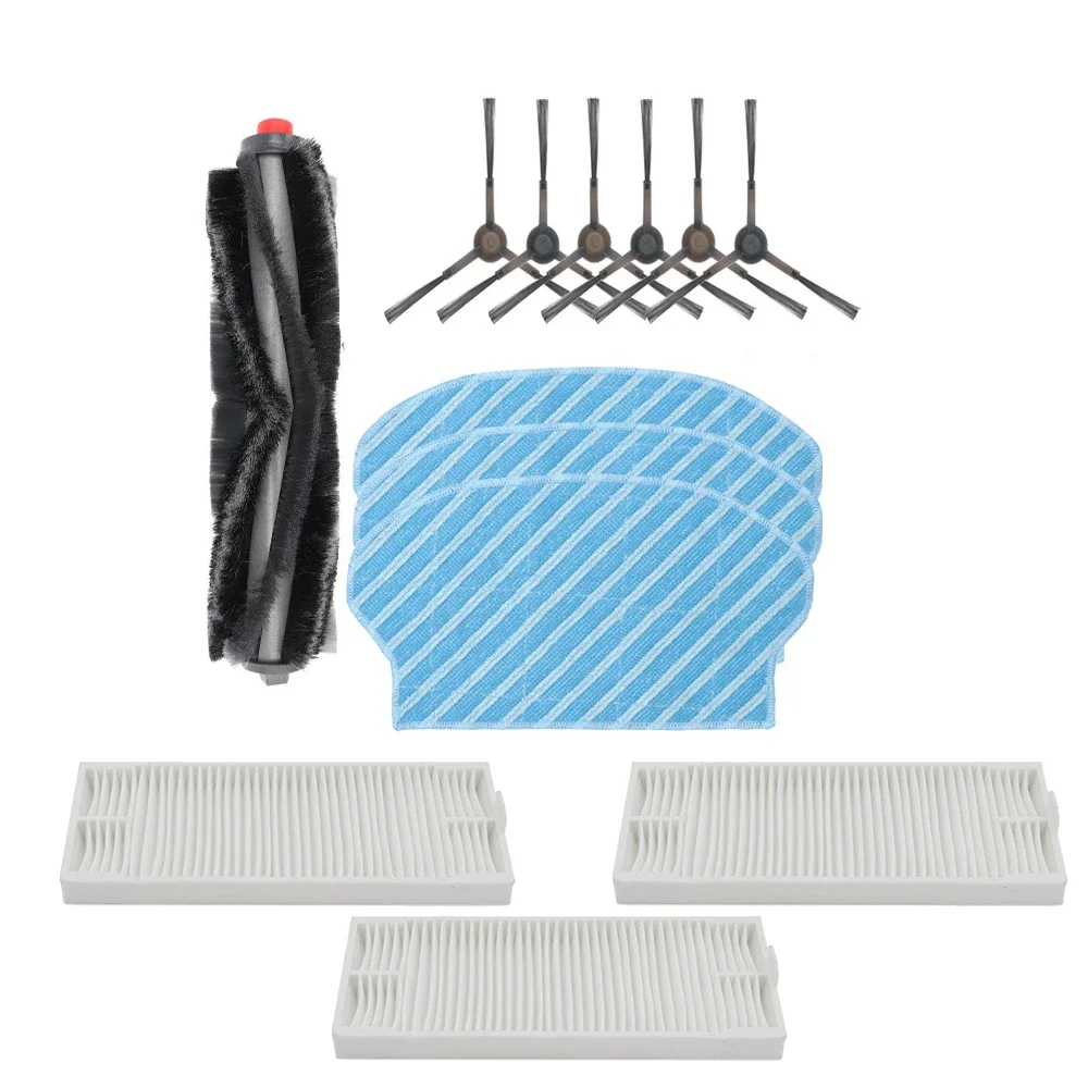 Robot Penyedot Debu Rol Sikat Sisi Utama Kain Pel Pengganti Filter Hepa untuk Bagian Penyedot Debu Robot Eureka NER600