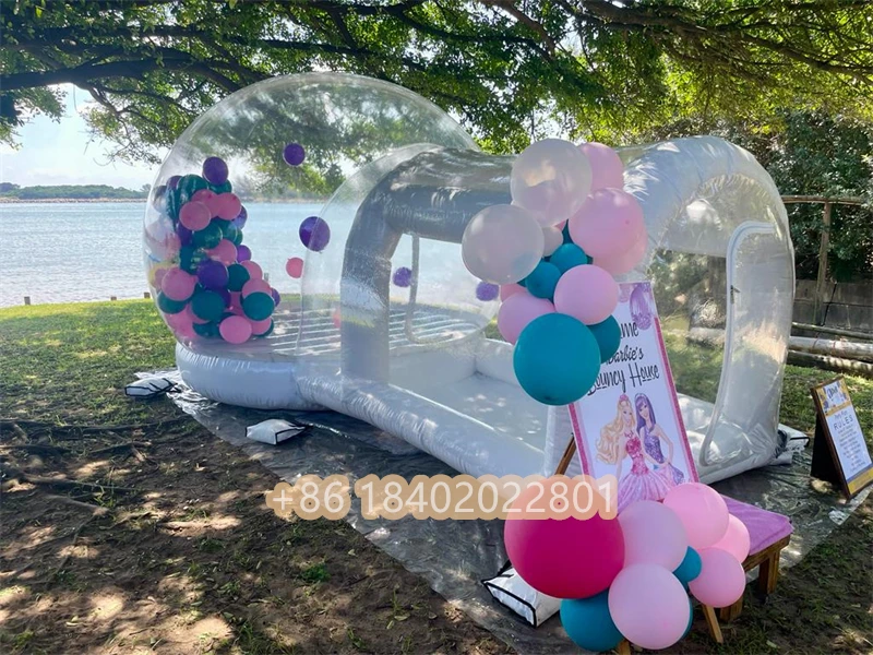 Buttafuori gonfiabili della casa delle bolle dei palloncini popolari che saltano la casa delle bolle trasparente