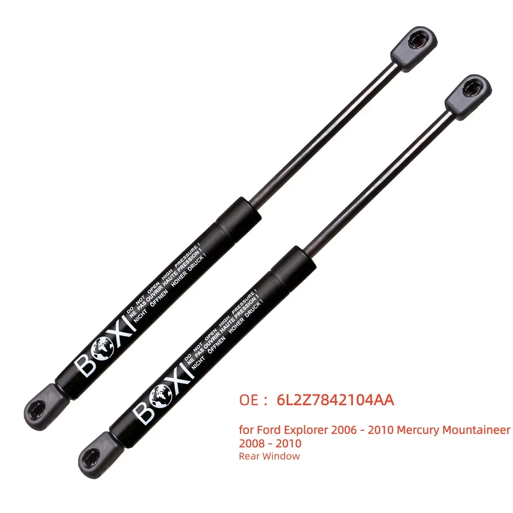 

BOXI 2pcs Rear Window Gas Spring Lift Support 6L2Z7842104AA 6615 for Explorer 2006-2010 Mercury Mountaineer 2008-2010 Strut