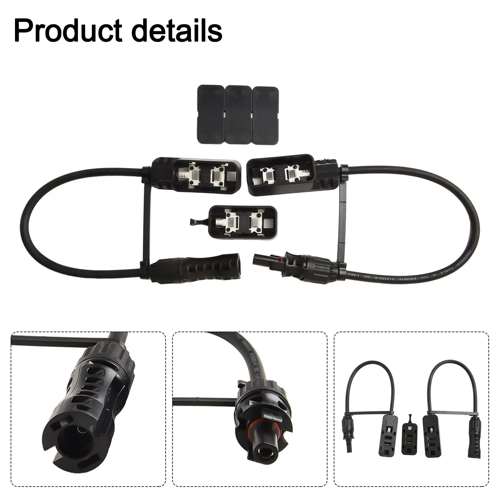 Solar Accessory Connector Box Solar Connector Solar Connectors Solar Parts Tools Cable Connector Metal PVC Safe