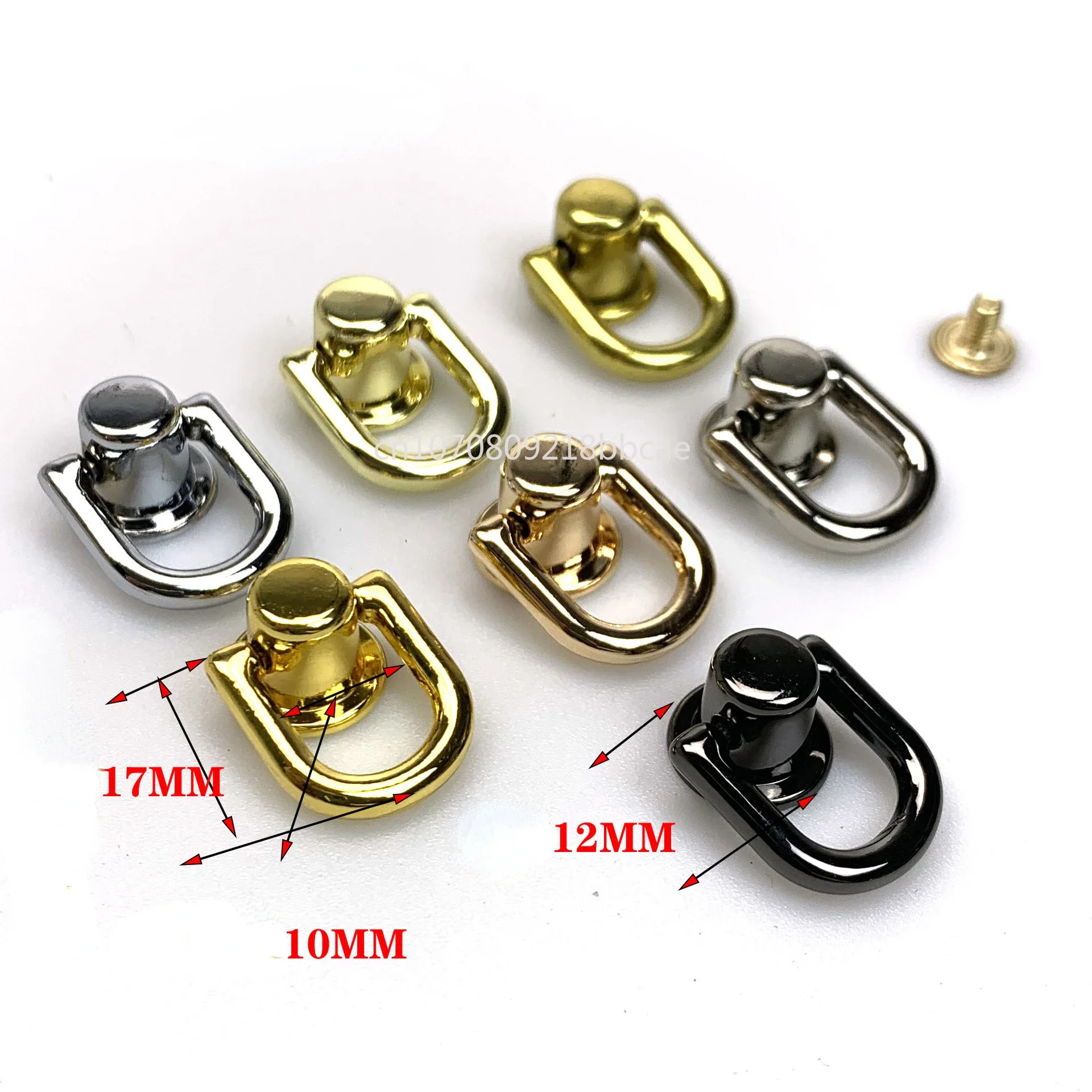 Metal Bag Rivet Nail Buckle Studs Button Handbag Belt Hanger Leather Craft Luggage Bag Buckle Tong Snap Hardware Accessorieies