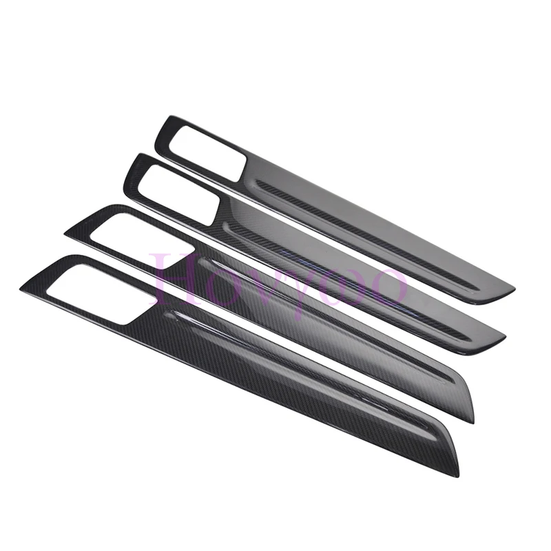 For Porsche Cayenne 2018-2024 Real Carbon Fiber Car Center Control Door Panel Cover Interior Trims Accessoires