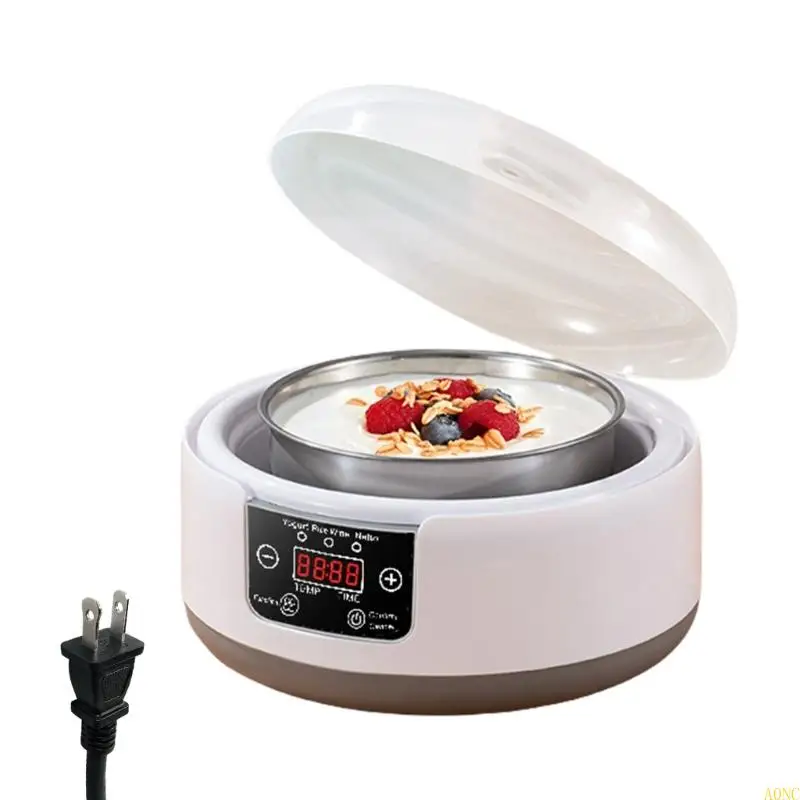 A0NC 자동 요구르트 제조업체 전기 발효 기계 스테인레스 스틸 내부 냄비