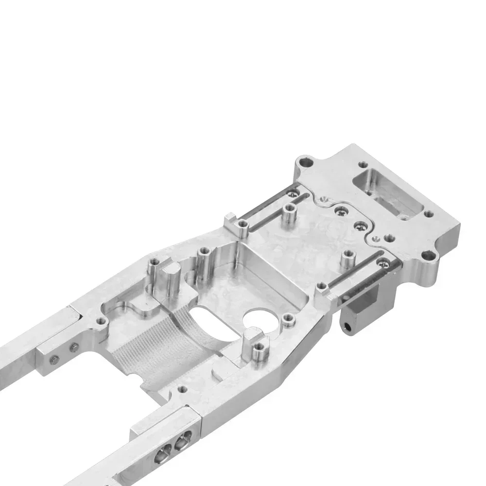 Metal rc corpo chassi quadro kit acessórios se encaixa para wpl d12 1/10 rc carro diy caminhão carro peças de atualização r604s