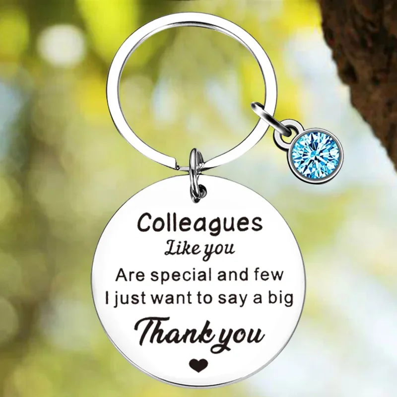 New Coworker Gifts Keychain Pendant Colleague Appreciation Gifts Key Chains Thank You Leaving Going Away Gift