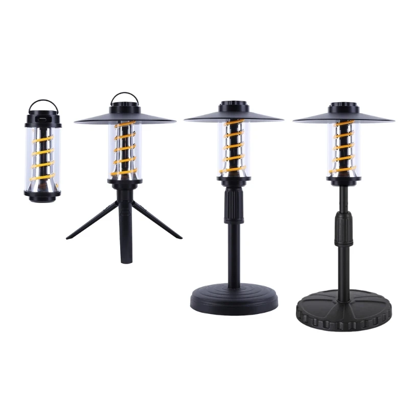 

J2HA Innovative Rechargeable LED Lantern with Adjustable Light Settings Plastic Texture Suitable for Various Outdoor Use