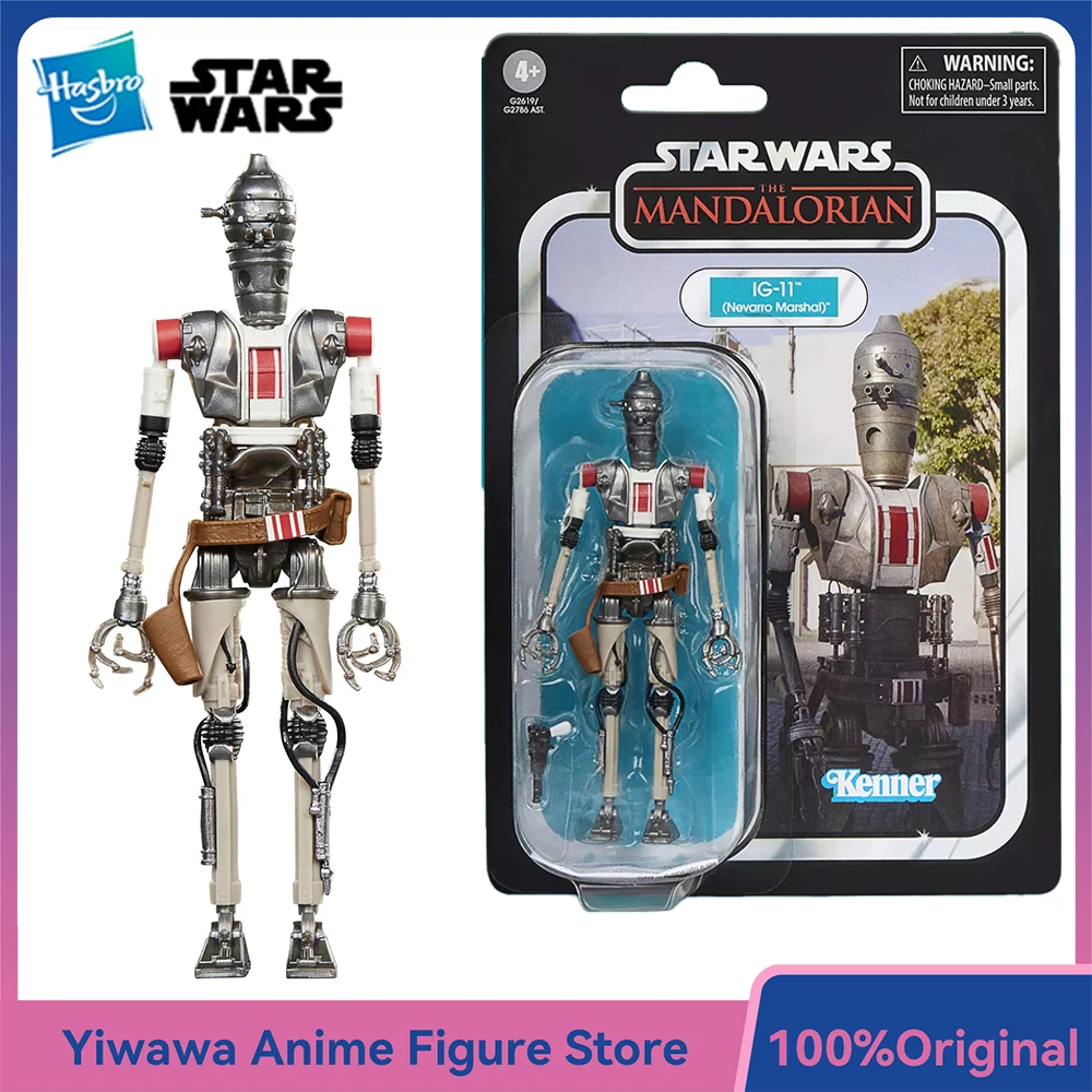 

Original NEW Hasbro STAR WARS The Vintage Collection IG-11 (Nevarro Marshal) 3.75-Inch TVC Action Anime Figure Model Toy Gifts