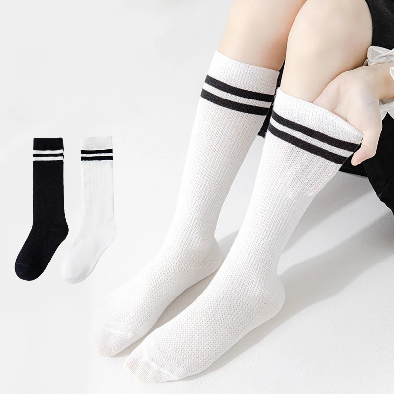 1 Pair Children Socks Boy Girl Cotton Fashion Breathable Mesh Socks Spring Summer High Quality 1-12Years Kids Birthday Gift