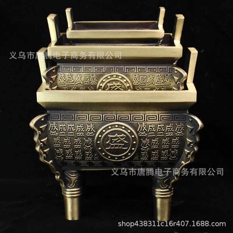 الحلي النحاسية العتيقة نمط Qianqiu دينغ النحاس الحرفية بالجملة الإبداعية دينغ شنغ النحاس دينغ منتجات النحاس النقي