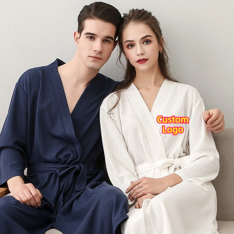 

Customized Couple Pajamas Embroidered with Names Blessings Logo Home Clothes Hotel Clubs Bathrobes Holiday Gifts Anniversaries