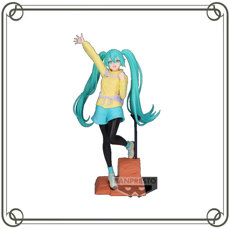 BANDAI Hatsune Miku recuerdos navideños montañismo colección de entretenimiento ornamento modelo de figuras de acción juguete para niños