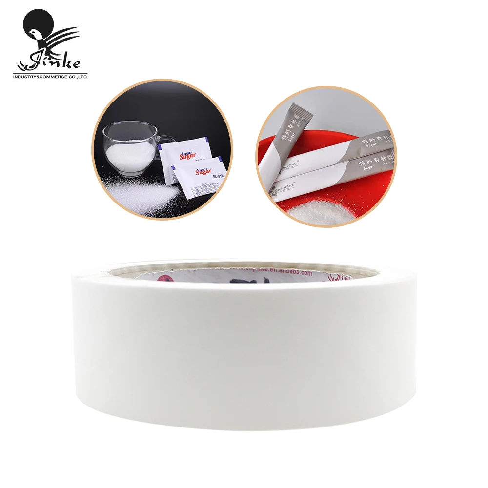 Custom Printed Food Grade Plastic Paper Pet Laminated  Bag Sugar Sachet Paper Roll Film