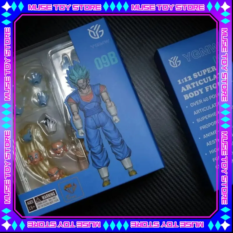 

Ремонтированная версия YGMW Studio OCToys Dragon Ball Ultra Blue Beigit 09A 09B NYCC, коллекционная фигурка с цветовой сопоставимостью