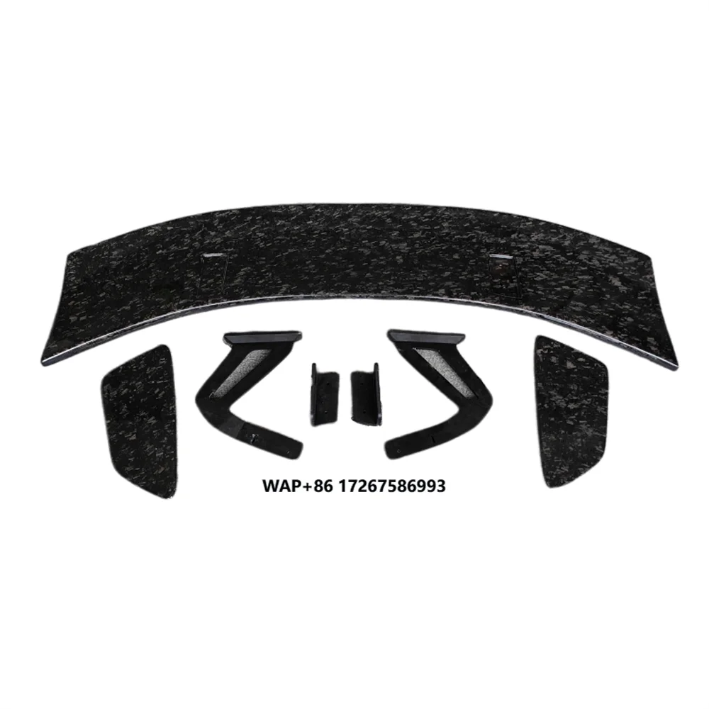

High Quality GT Style Rear Trunk Spoiler Wing Body Kit for Porsche 718 Cayman Boxster Forged Grain Protection Car Model Q50