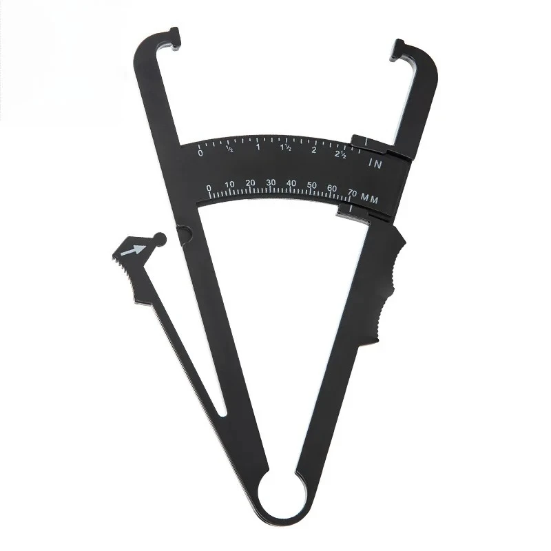 Clamp Fat Caliper Body Fat Pliers Tape Measure Skinfold Thickness Gauge Body Fat Rate Measuring Instrument
