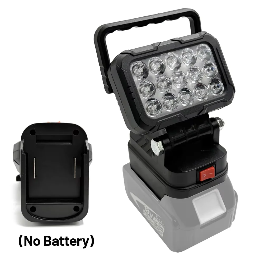 Peças para Ferramentas Elétricas Makita BL1830, Bateria de Lítio 18V, Luzes de Trabalho LED, Lanterna de Mão, Holofote, Iluminação de Emergência para Camping