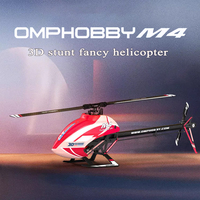 New OMPHOBBY M4 Helicopter 3d Stunt Fancy Model For Adults Outdoor Toy Helicopter Model Gift