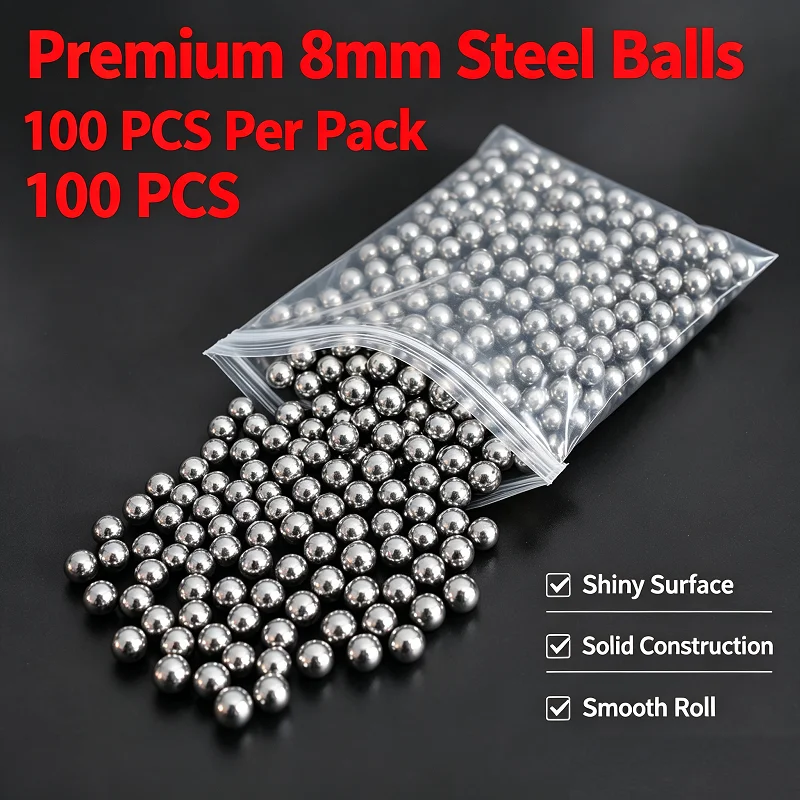 50/100PCS Bolas de Acero para  - Outdoor Hunting Launcher reseña y precio