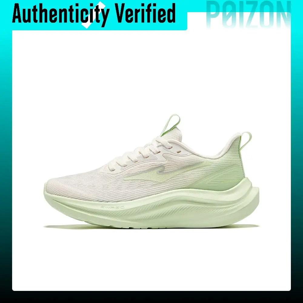 Erke Wind Flight 3.0 Low top Casual Running Shoes Women's Microcrystal White Teal 52125103050-002