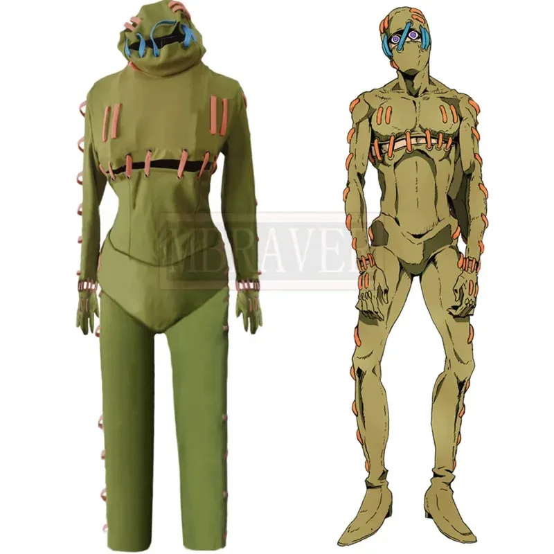Nueva JoJo's Bizarre Adventure Secco carnaval fiesta Anime Halloween Navidad Cosplay disfraces hechos a medida 20255;h'8,k'9.
