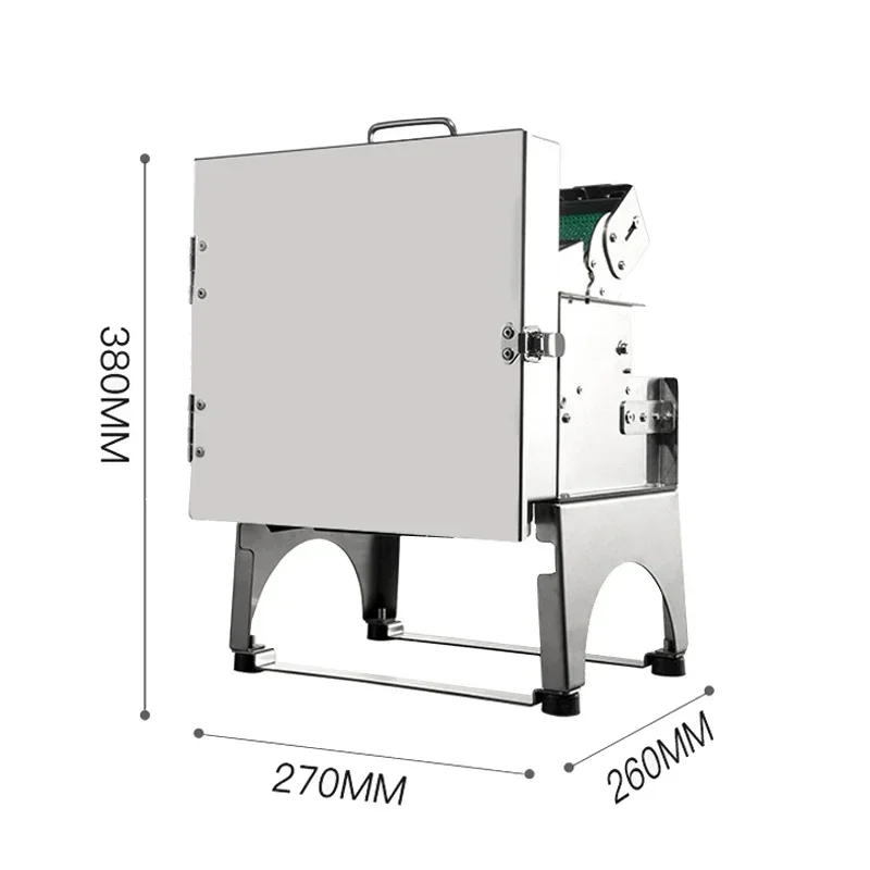 110V/220V Commercial Vegetable Cutter Electric Slicer Automatic Vegetable Dicing Machine Shallot Section Cutting Machine