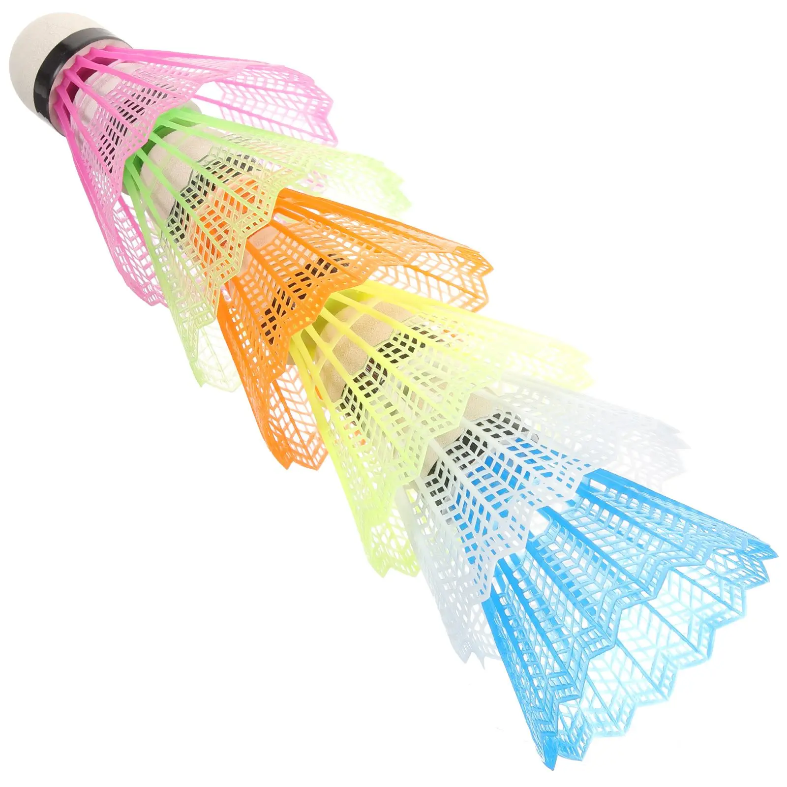 36 Pcs Plastic Badminton Light Weight Shuttlecock Colorful Shuttlecocks Kid Children