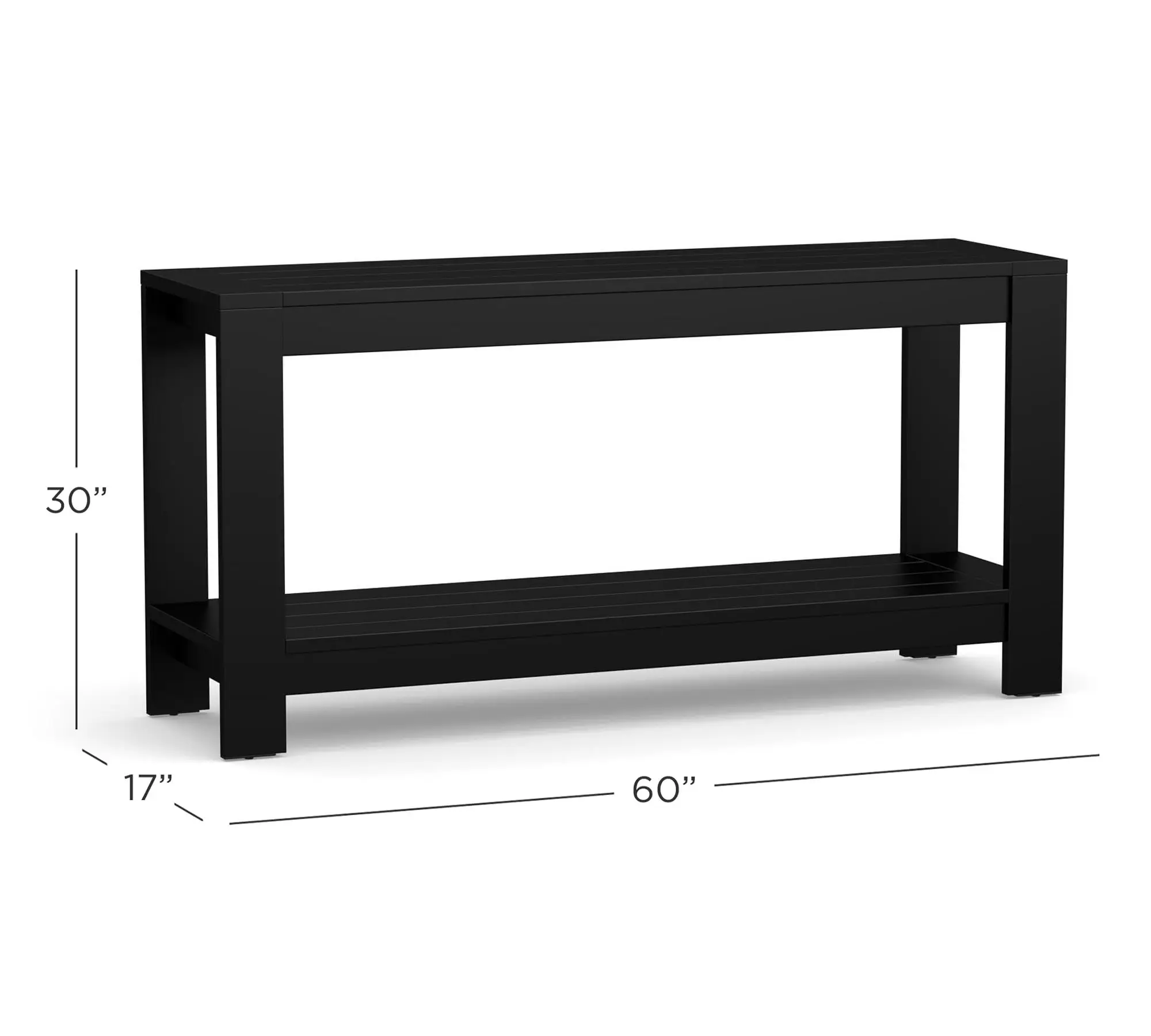 Customizable Strength and Stability Aluminum Metal Console Table Hotel Lounge Garden Terrace Leisure Furniture