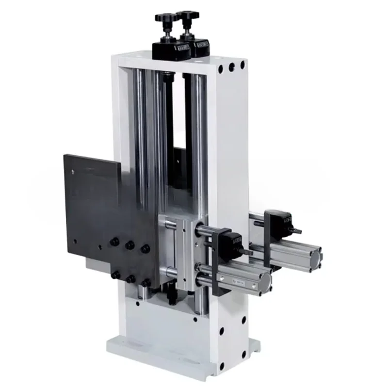 Slotting unit assembly for horizontal and vertical slotting of wooden door panels with functional edge banding machine