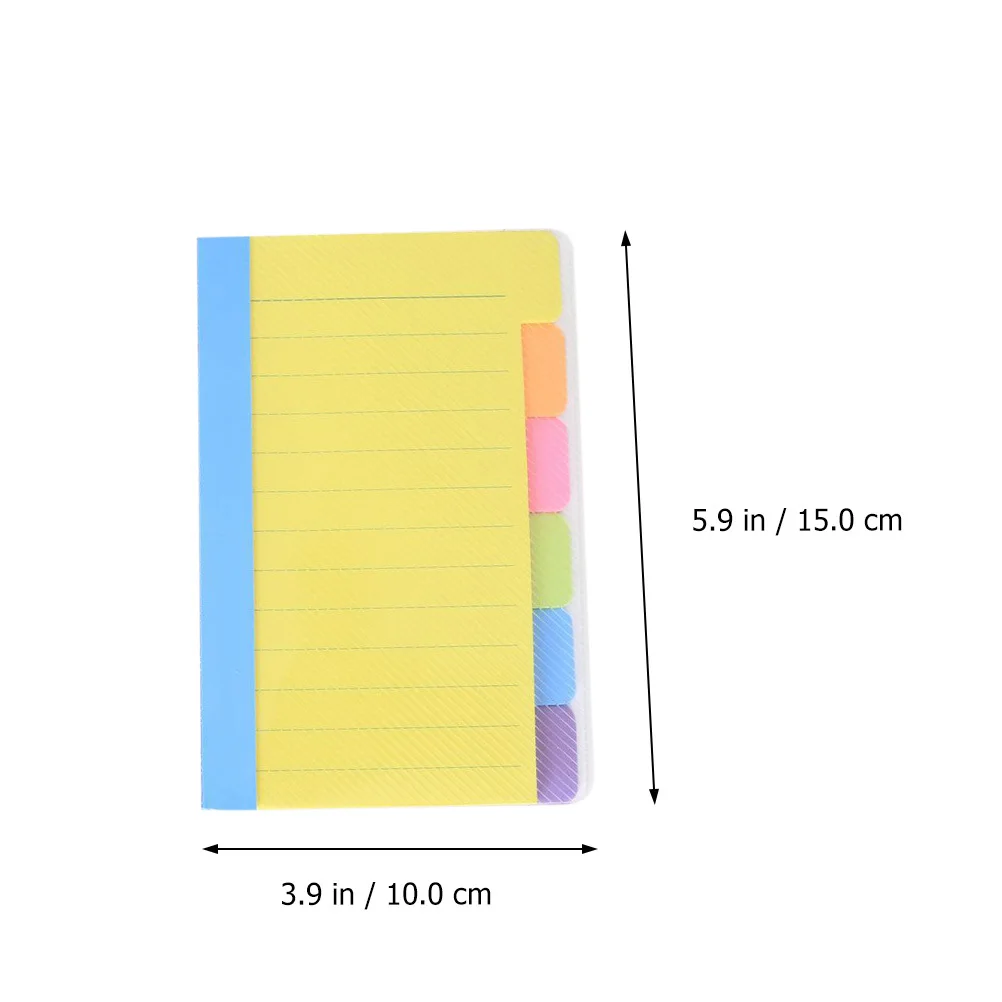 2Pcs Paper Notepad Portable Handy Set Goals Perfect for High School College Students Teachers Self-Stick Notepad